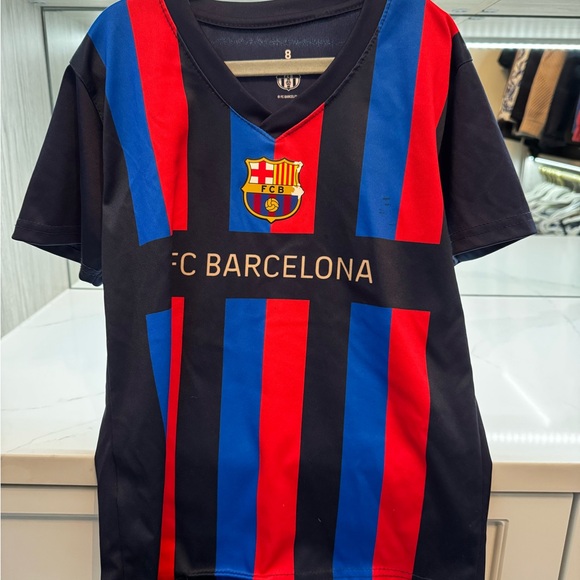 Fc Barcelona Other - Kids FC Barcelona MESSI Jersey - Red, Blue, Black size 8